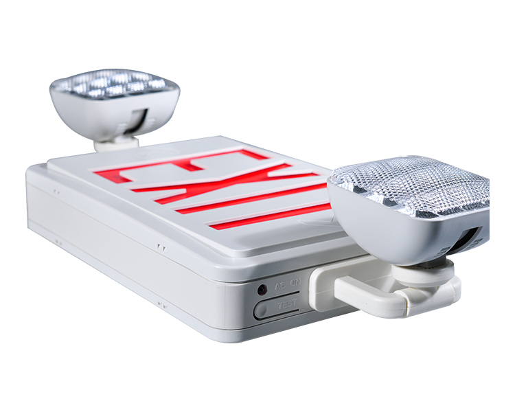 JLEC2BCW-BI-COMLE LED কম্বো জরুরী প্রস্থান সাইন এলইডি হেডস সহ