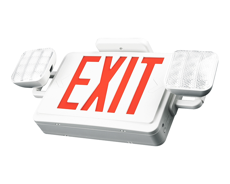Jlec2rw-exit জরুরী হালকা কম্বো লাল অক্ষর সহ